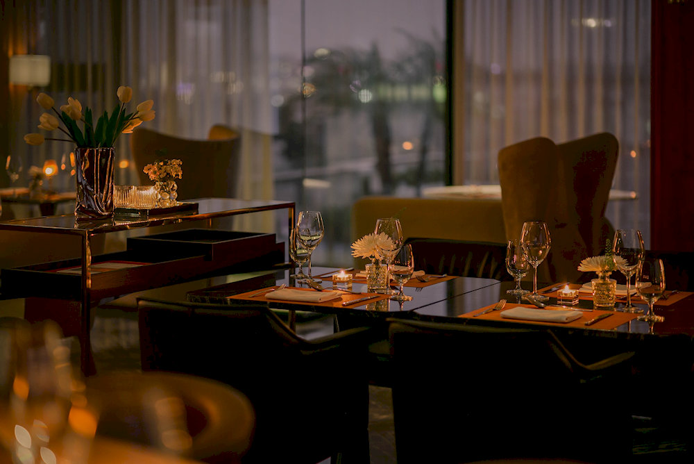 The refined atmosphere at November Restaurant makes every evening a special dining occasion 