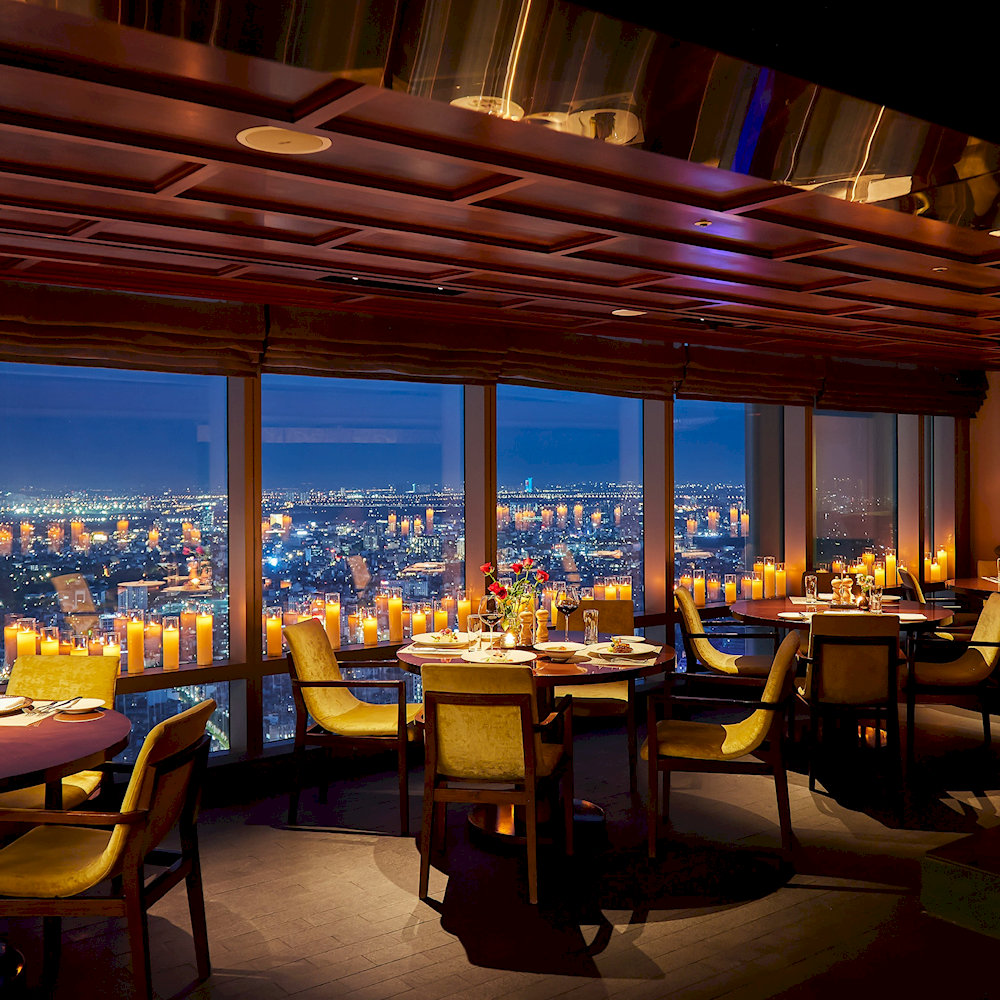Grill63's position on the 63rd floor of Lotte Center offers unmatched panoramic views of Hanoi