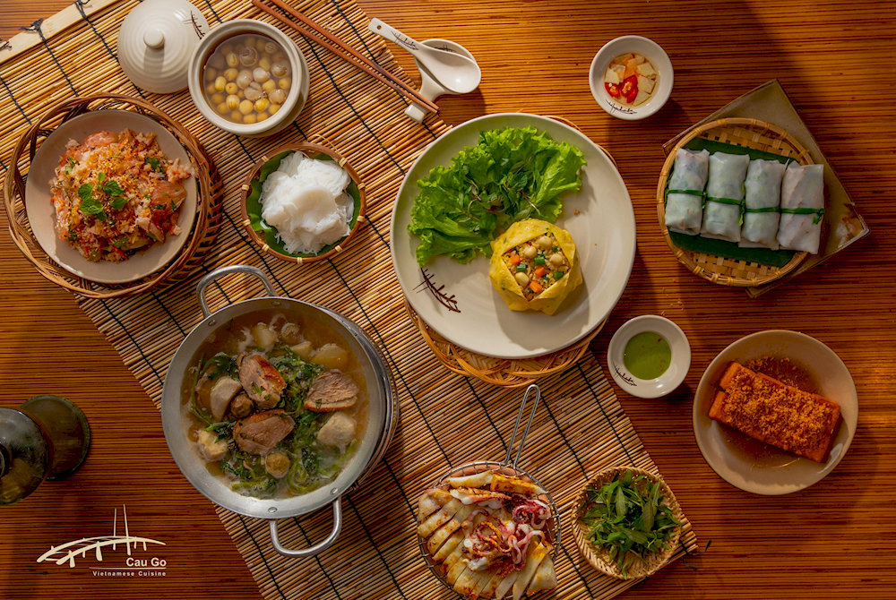 Michelin Guide-recognized Vietnamese cuisine is served at Cau Go Restaurant 
