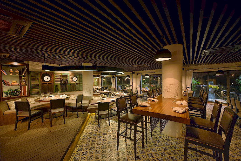 Cau Go's wooden furniture represents traditional Vietnamese interior style