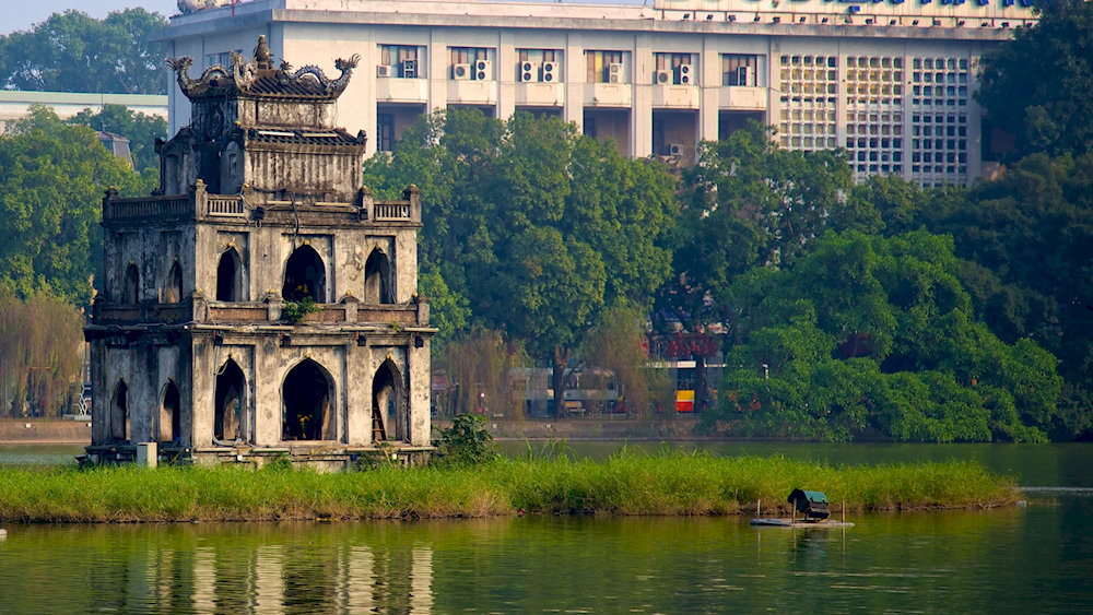 Hoan Kiem Lake is the heart of Hanoi, where travelers can embrace the city’s calm energy amidst the Old Quarter