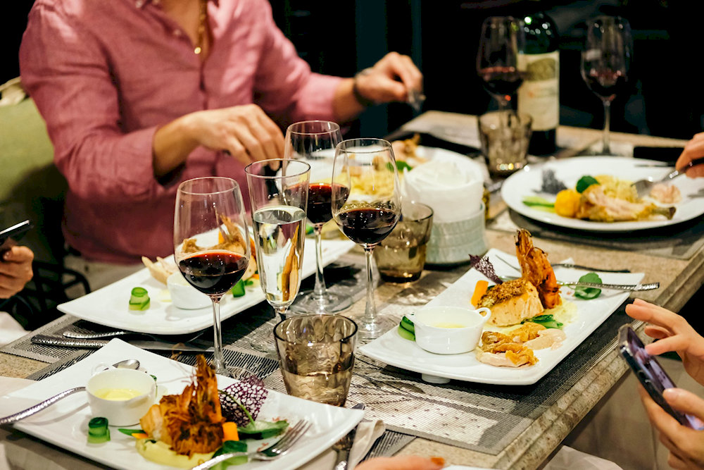 Wine pairings with Vietnamese and Western dishes make every meal at Skyline Hanoi a perfect dining experience 