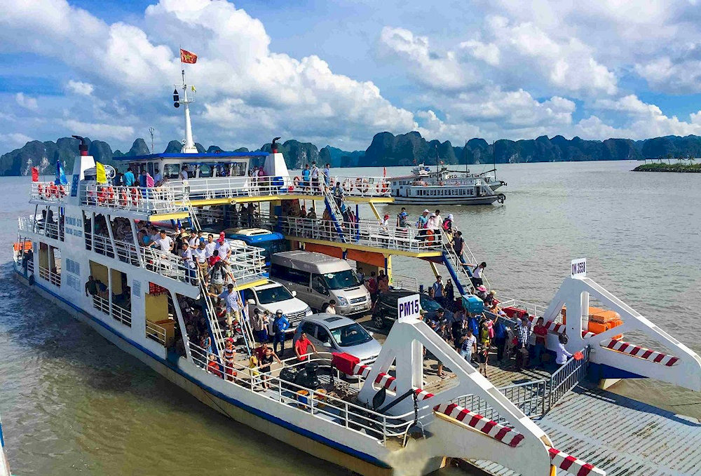 The ferry is ideal for budget travelers seeking a simple, affordable, and scenic way to reach Cat Ba Island 