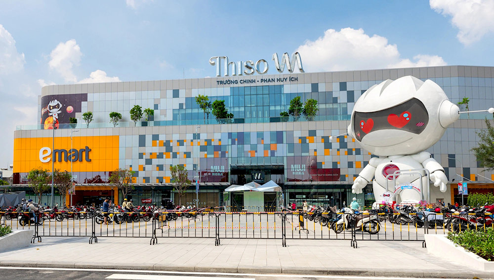Currently, there are only three Emart supermarket branches in Vietnam, all located in Ho Chi Minh City 