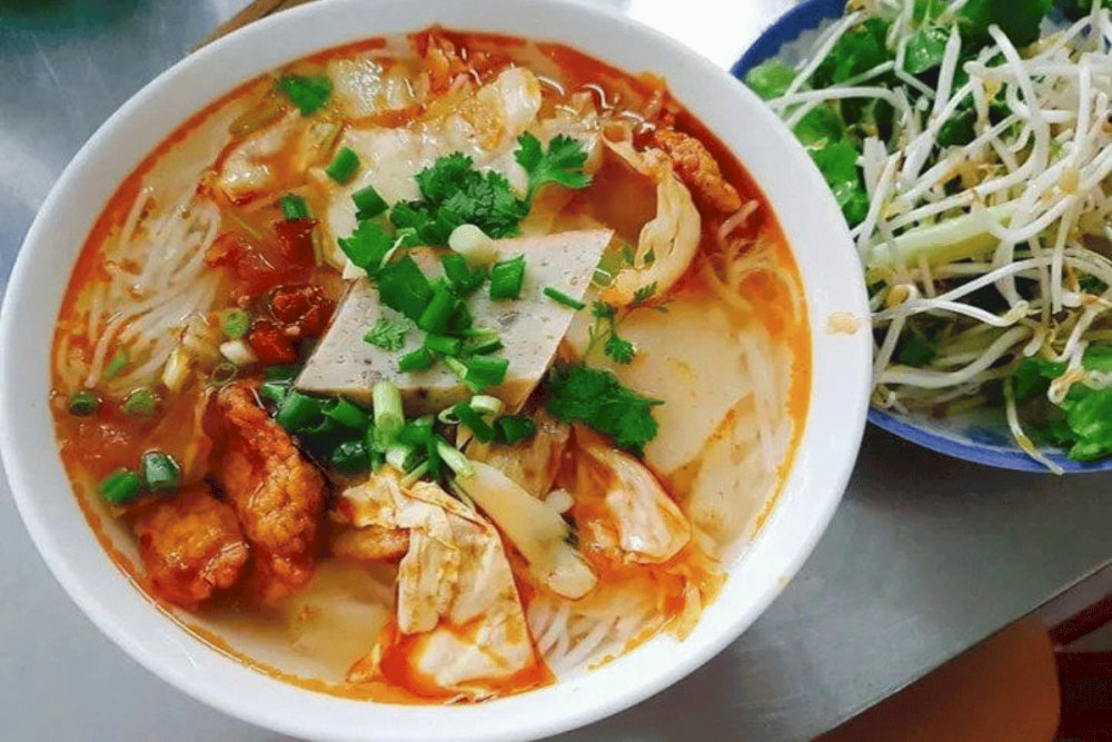 Món ăn sáng quen thuộc của người địa phương